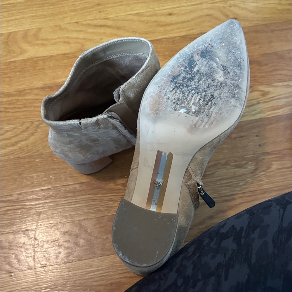 Sam Edelman Tan Ankle Boots - Picture 5 of 5